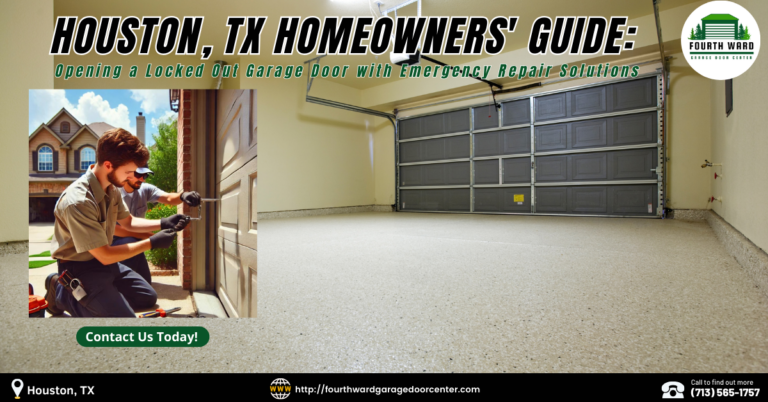 Houston, TX Homeowners’ Guide: Opening a Locked Out Garage Door with Emergency Repair Solutions