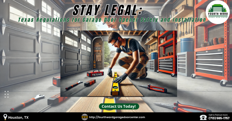 Stay Legal: Texas Regulations for Garage Door Opener Safety and Installation