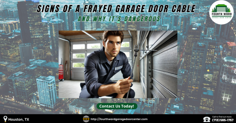 Signs of a Frayed Garage Door Cable and Why It’s Dangerous