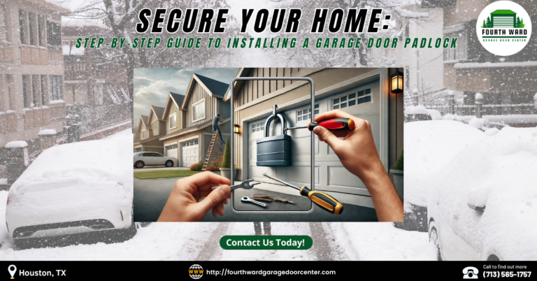 Secure Your Home: Step-by-Step Guide to Installing a Garage Door Padlock