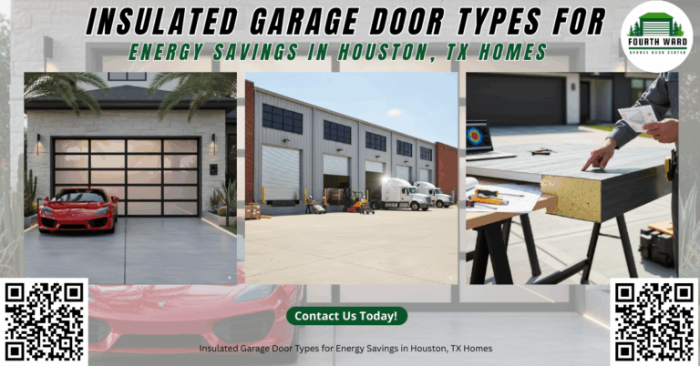 Insulated Garage Door Types for Energy Savings in Houston, TX Homes - Fourth Ward Garage Door Center