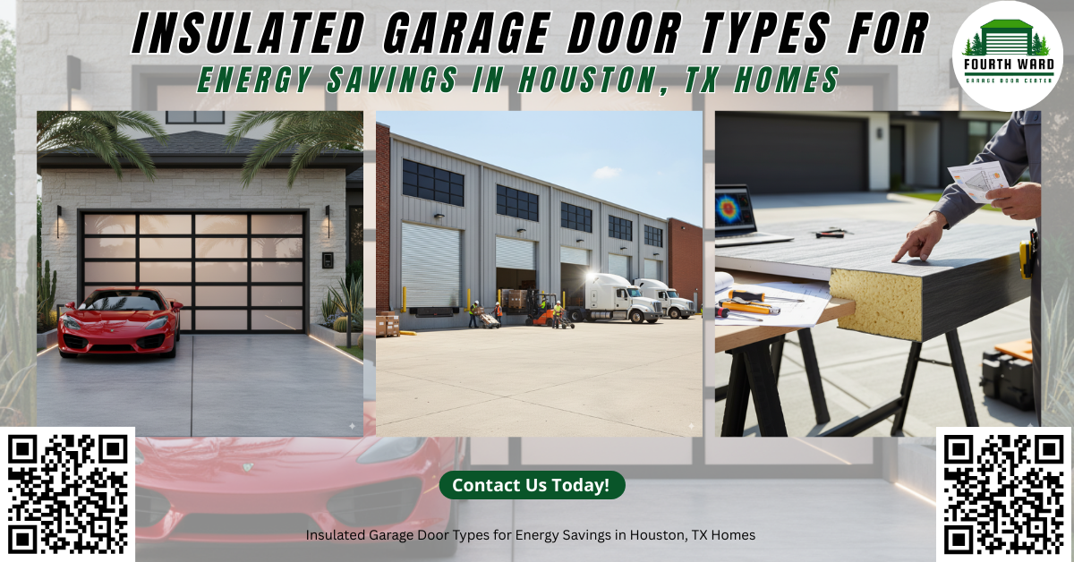 Insulated Garage Door Types for Energy Savings in Houston, TX Homes - Fourth Ward Garage Door Center
