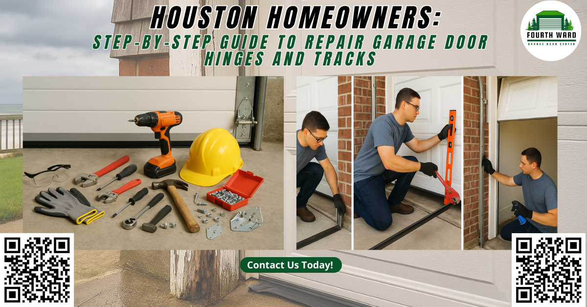 Houston Homeowners: Step-by-Step Guide to Repair Garage Door Hinges and Tracks - Fourth Ward Garage Door Center